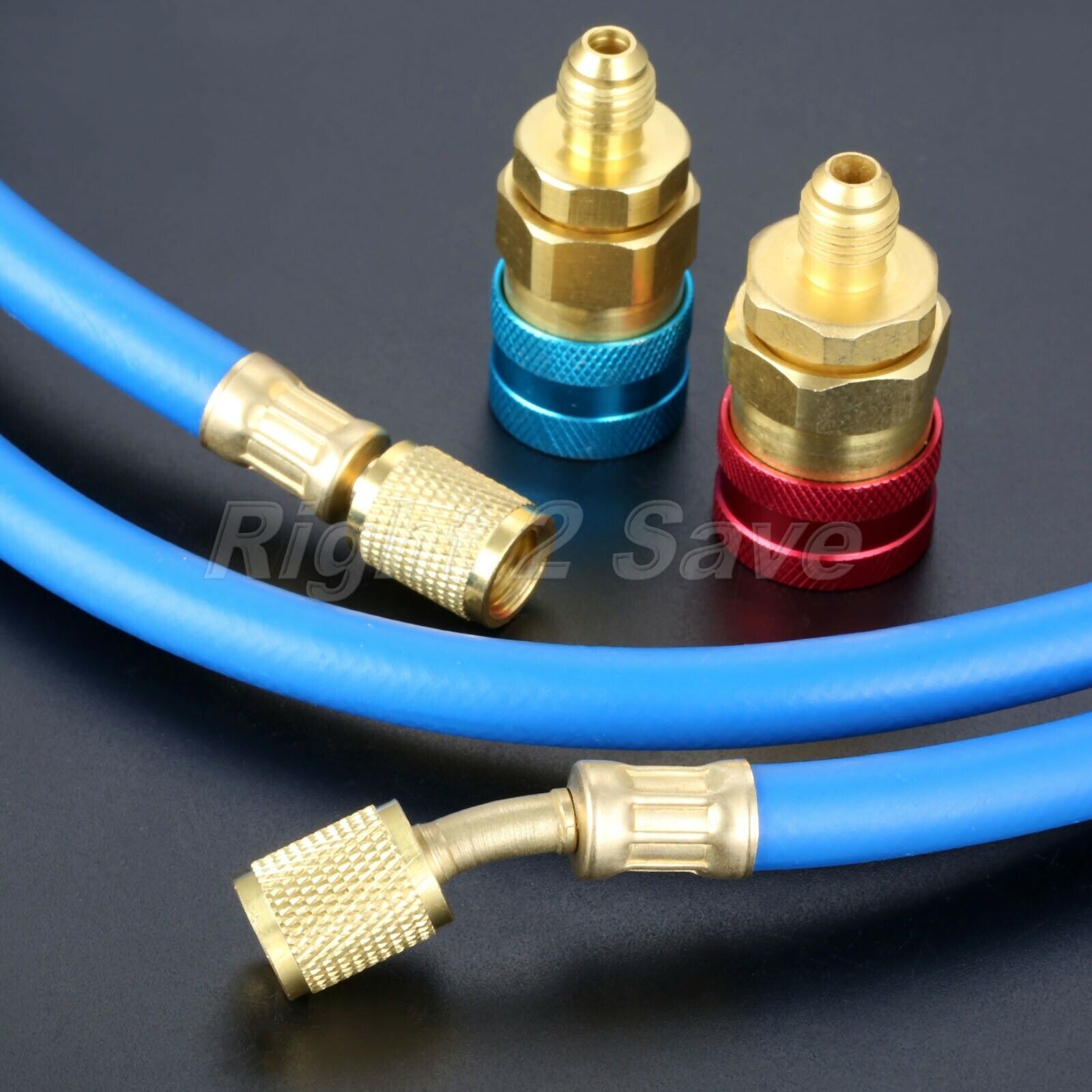 Manifold Gauge Set 36" Hoses HVAC Charge Diagnose Tool for R410a R22 R404a R134a