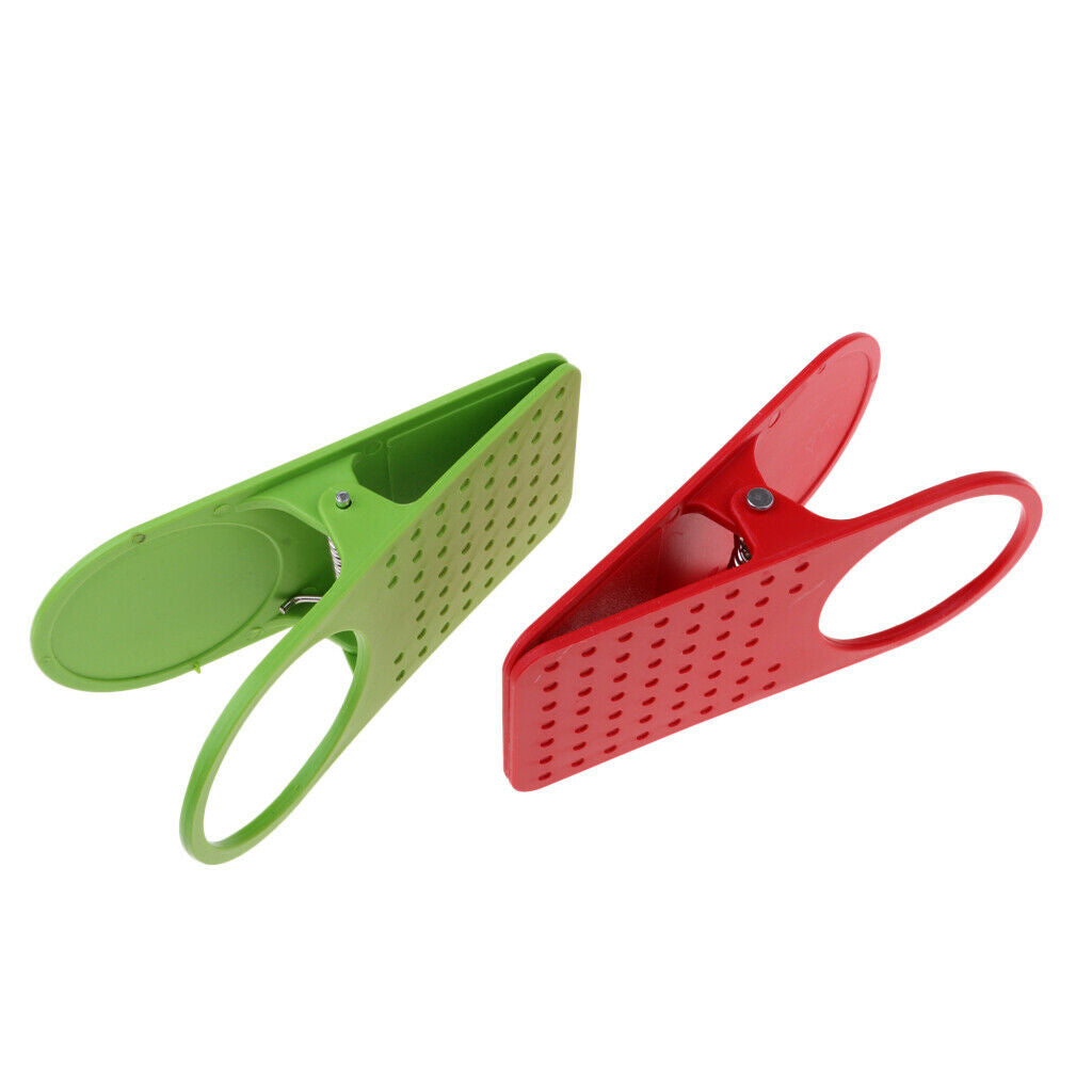 5pcs Drinking Cup Holder Clip Camping Picnic Table Desk Side Clip for Water Mug