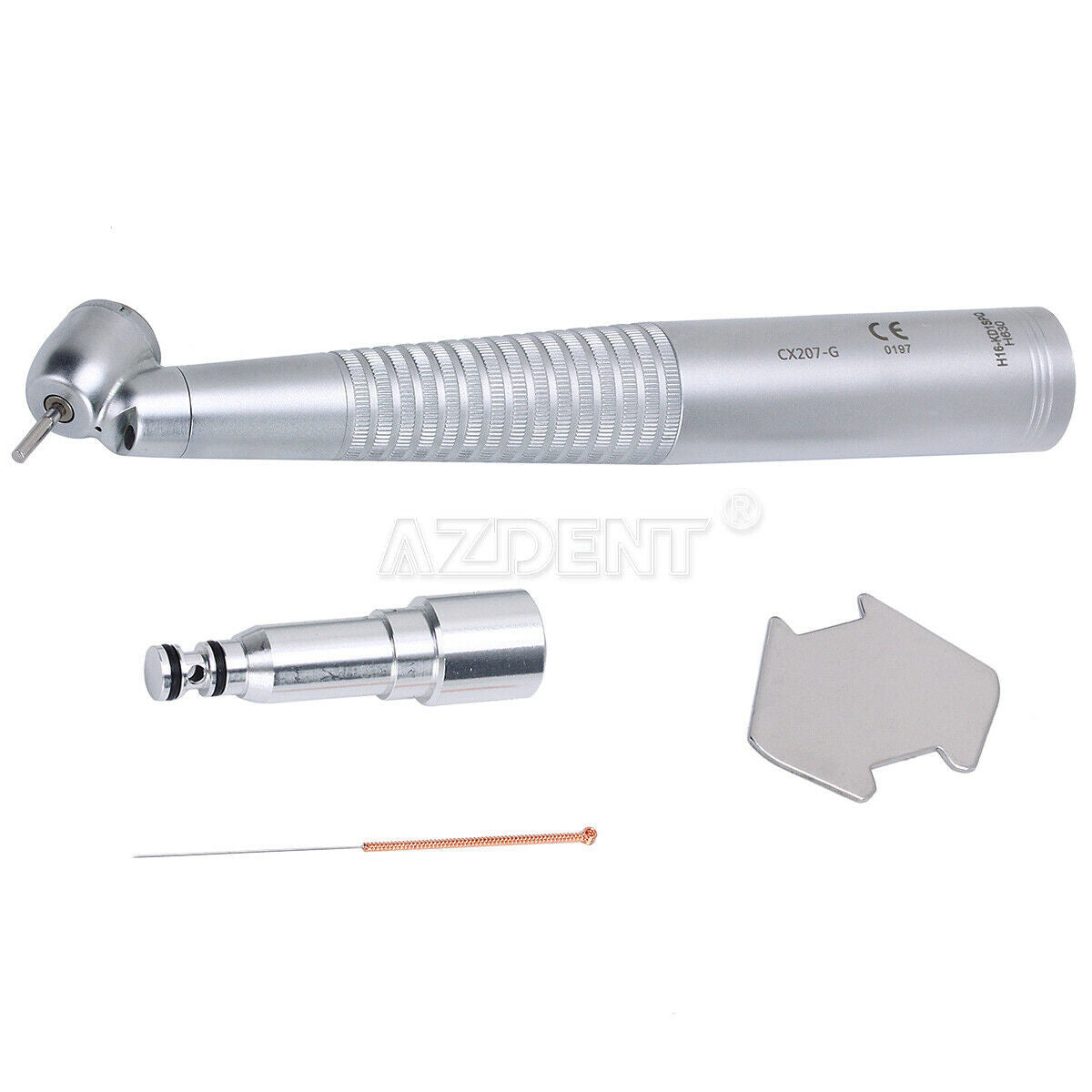 Dental Surgical 45° LED Fiber Optic High Speed Handpiece 1 Way Water Spray