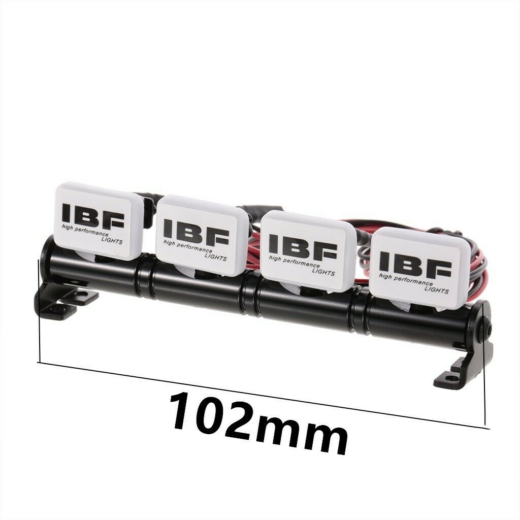 1/10 Rc Car Square Led Light Bar For Hsp Redcat Axial Scx10 -4