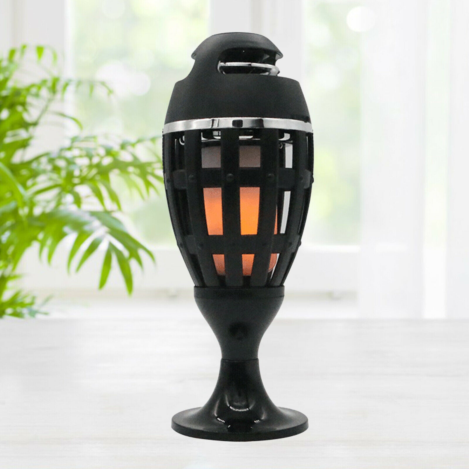 Wireless Portable LED Bluetooth 4.2 Flame Speaker USB Subwoofer Sound 2000mA