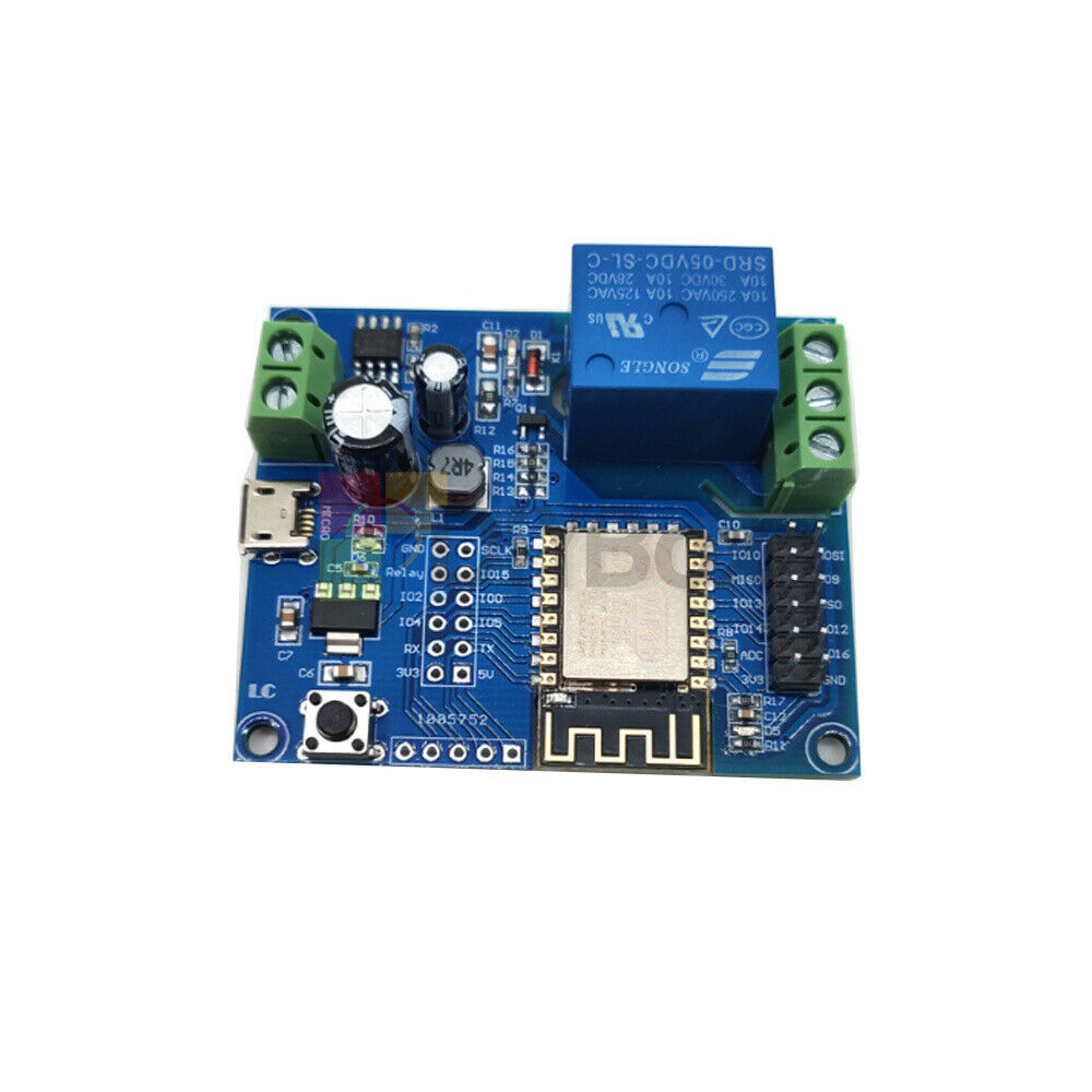 ESP8266 WIFI Relay Module ESP-12F Development Board DC5-80V Power Supply Module