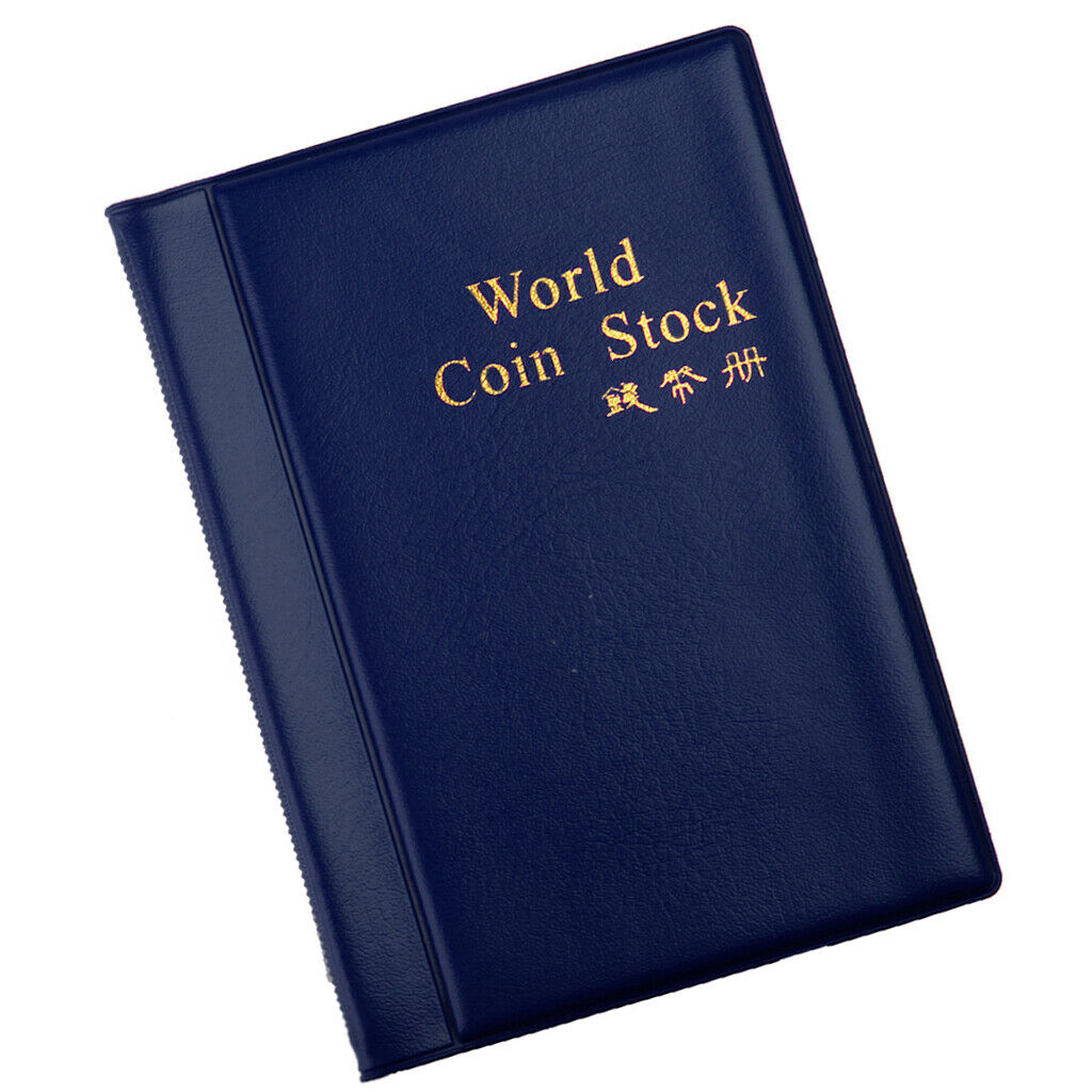 Penny Money Pocket Storage Coin Album Book 120 Holders Collection Coins Holder
