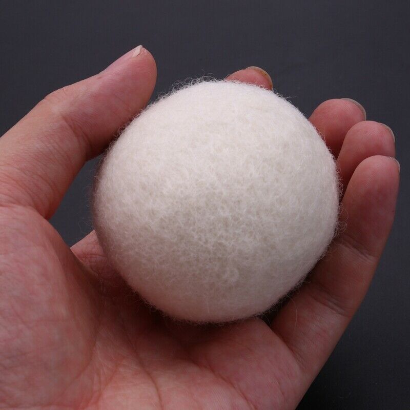 8-Pack 100% Premium Wool Dryer Balls XL,Handmade,Eco-Friendly,All-Natural FabrV5