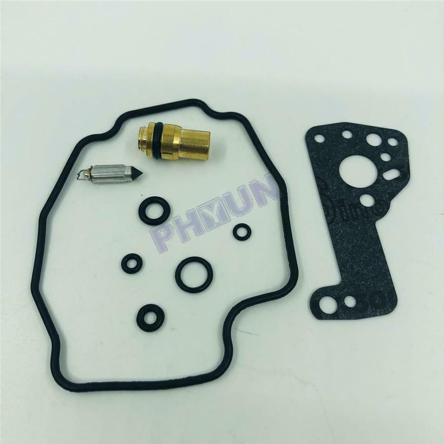 2 Sets For 1989-2001 Yamaha XV535 Virago Carburetor Repair Rebuild Kit w/ Float