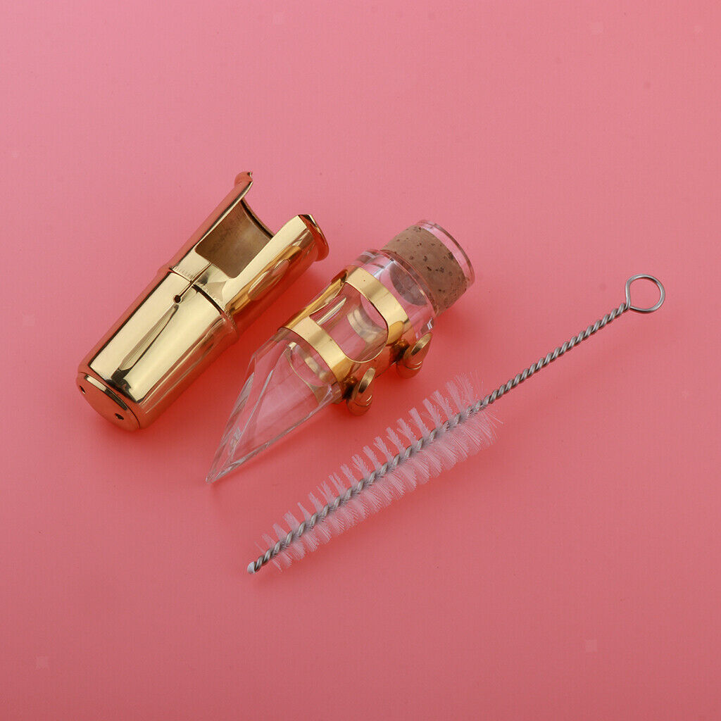 Brass Mouthpiece, Metal Leaf Screw , Brush Set for Alto Saxophone