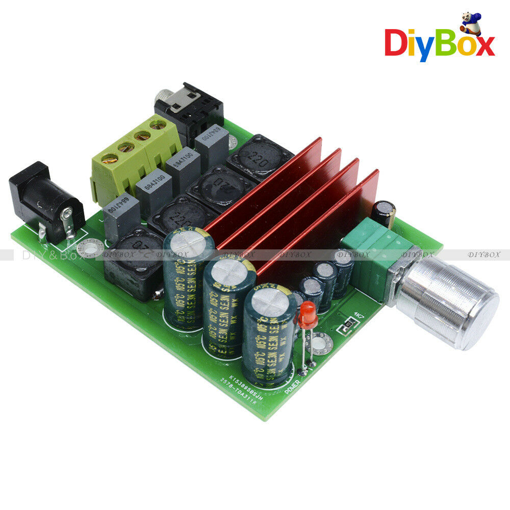 TPA3116D2 Subwoofer Digital Amplifier Board NE5532 100W AMP 8-25V Audio Module