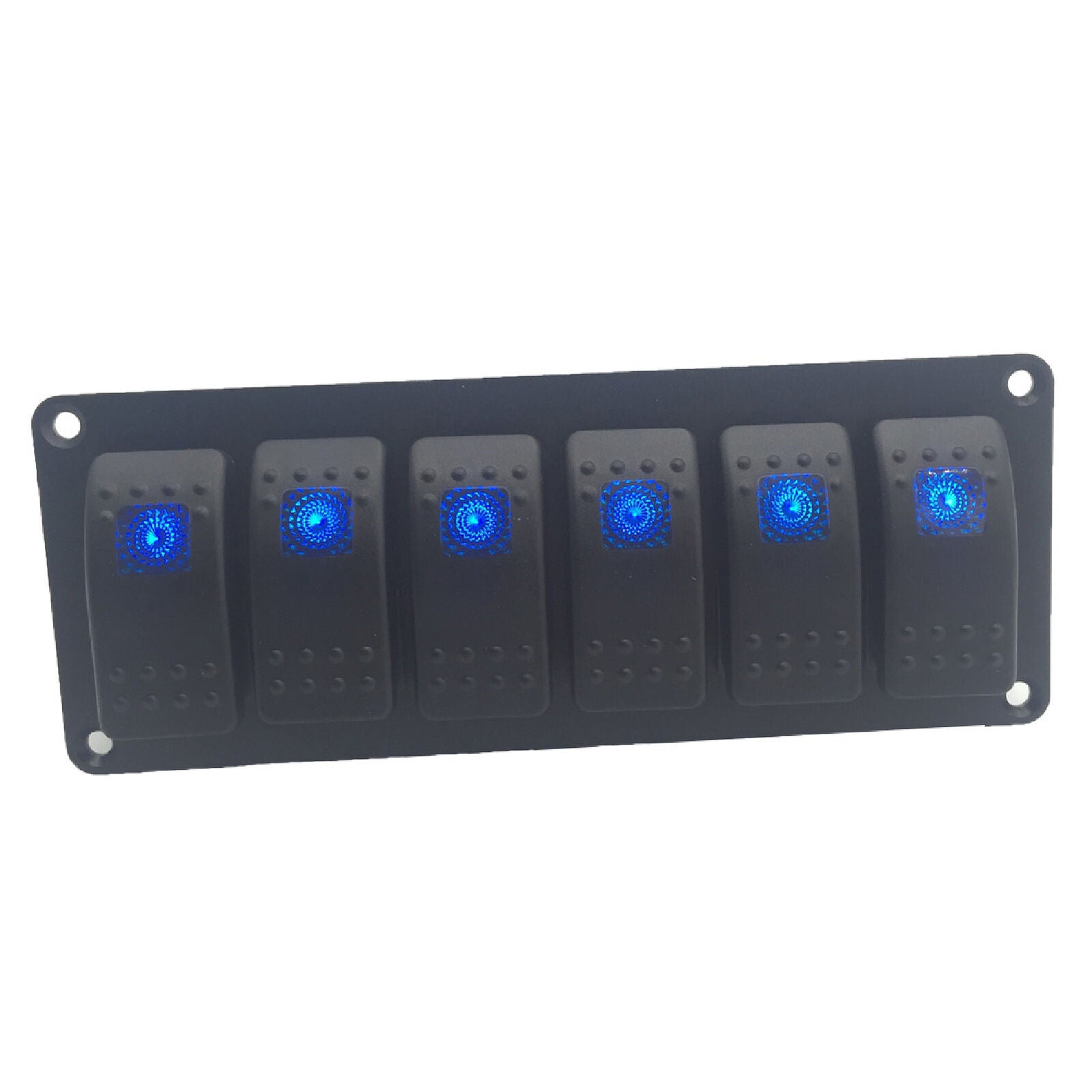 Blue Light Toggle Switch Panel Anti-scratch Easy Installation Sturdy Exquisite f