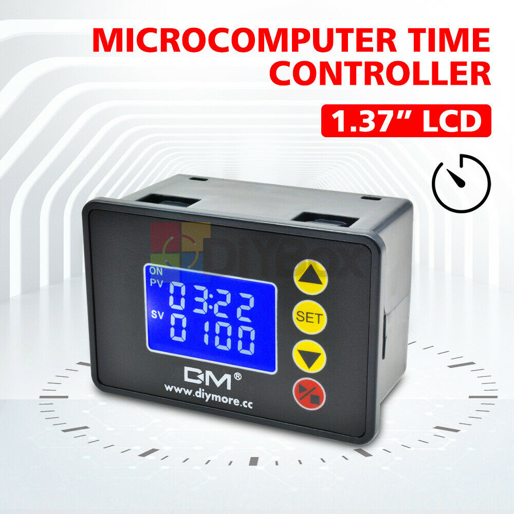 DC24V 480W 1.37 "inch LCD Display Digital Microcomputer Time Controller Module