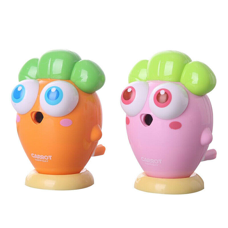 Desktop Rotating Novelty Radish Pencil Sharpener Metal Can Pencil Sharpener