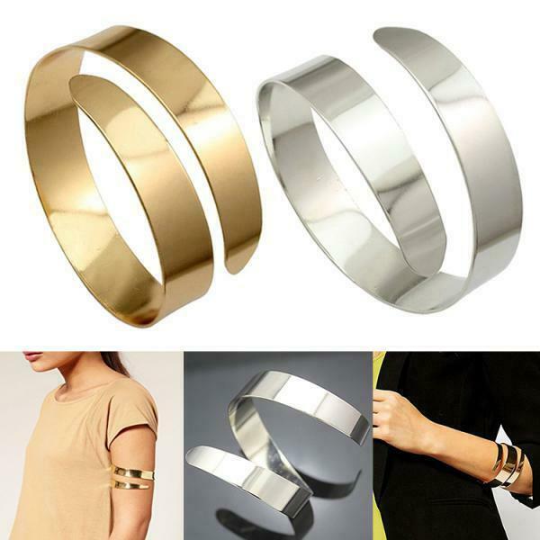 2 pieces swirl upper arm cuff armband bracelet bangle for Egypt