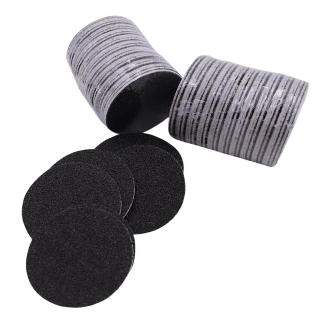 Set of 60 Feet Grinder Sandpaper Disk for Electric Callus Remover 80 Coarse