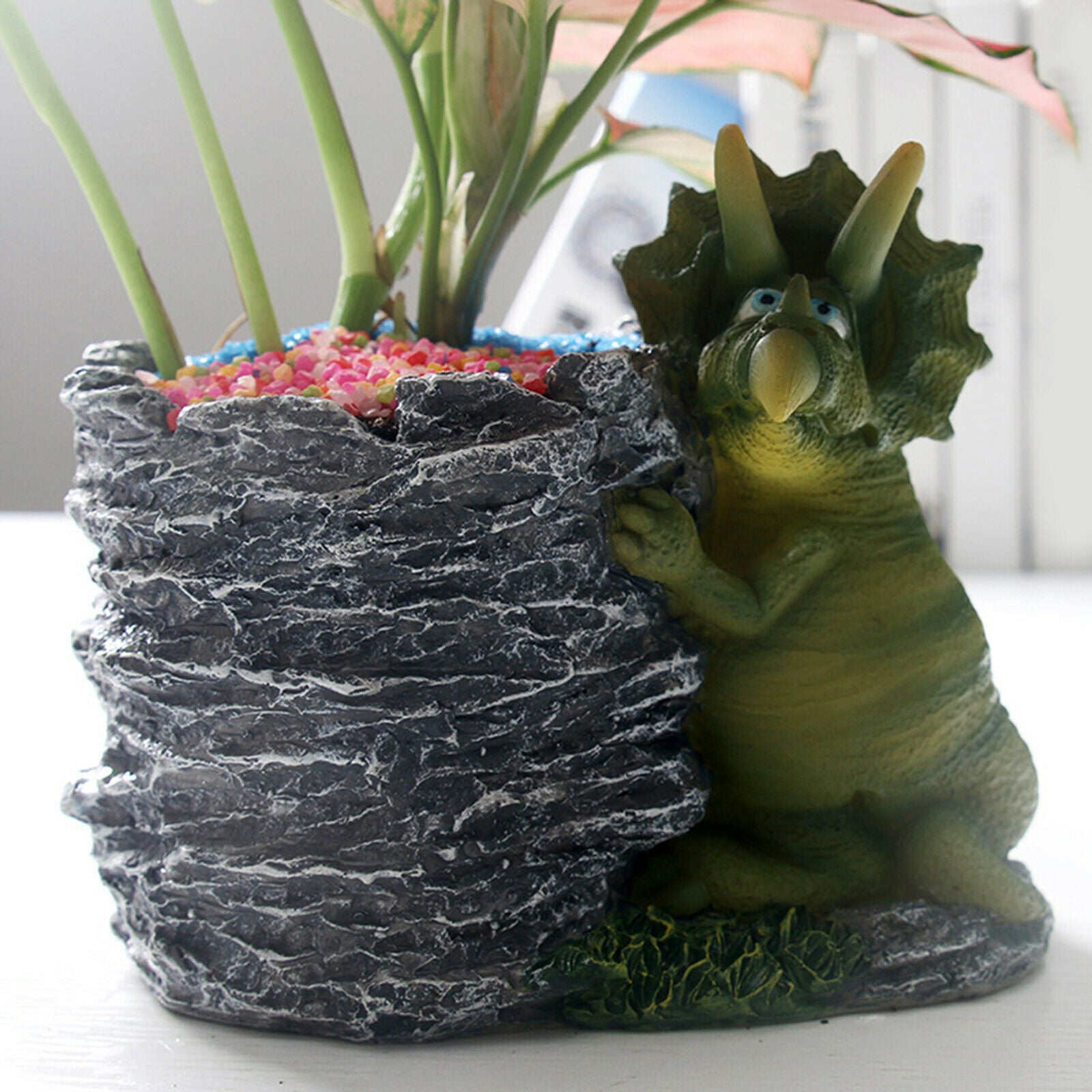 Flower Pot Garden Decor Animal Planter Office Decoration Crafts Ornaments