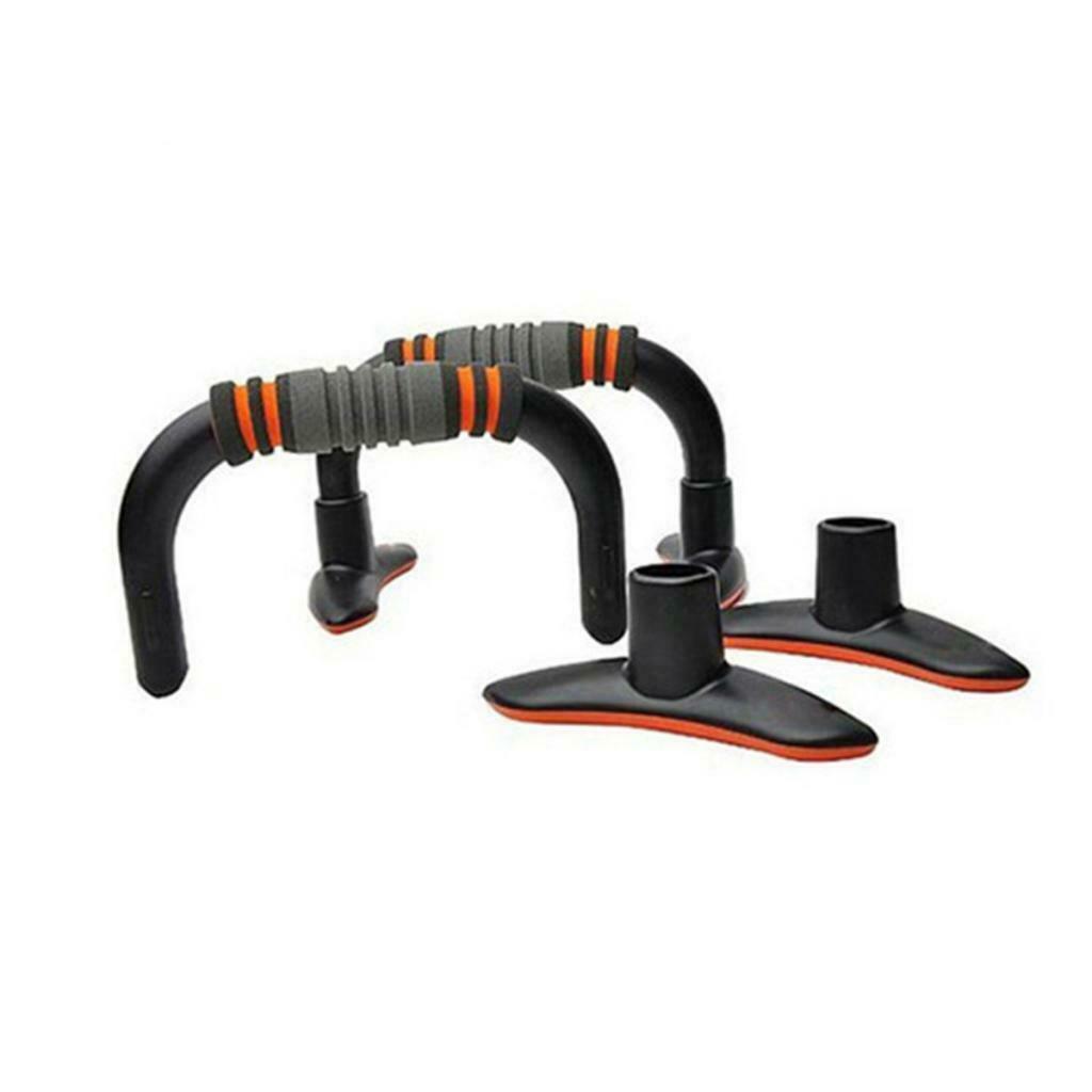 2PCS Fitness   Stands Bar Sports Gym Exercise Train Chest Sponge Hand Grip