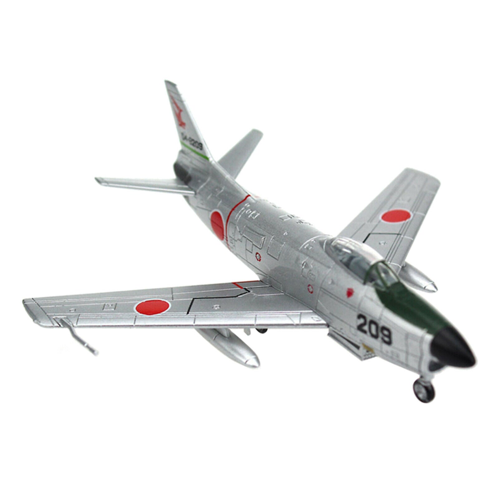 Simulation Alloy 1/100 Scale Japan Fighter Aircraft Kid's Toys Birthday Gift
