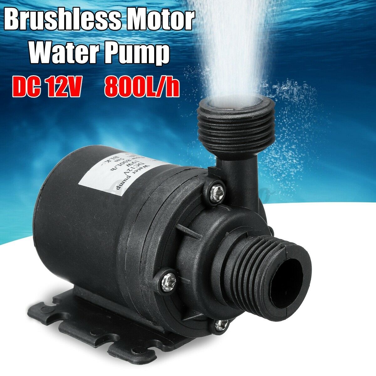 12V Lift 5m 800L/H Quiet Pool Submersible Water Pump 110V Ultra Quiet Power