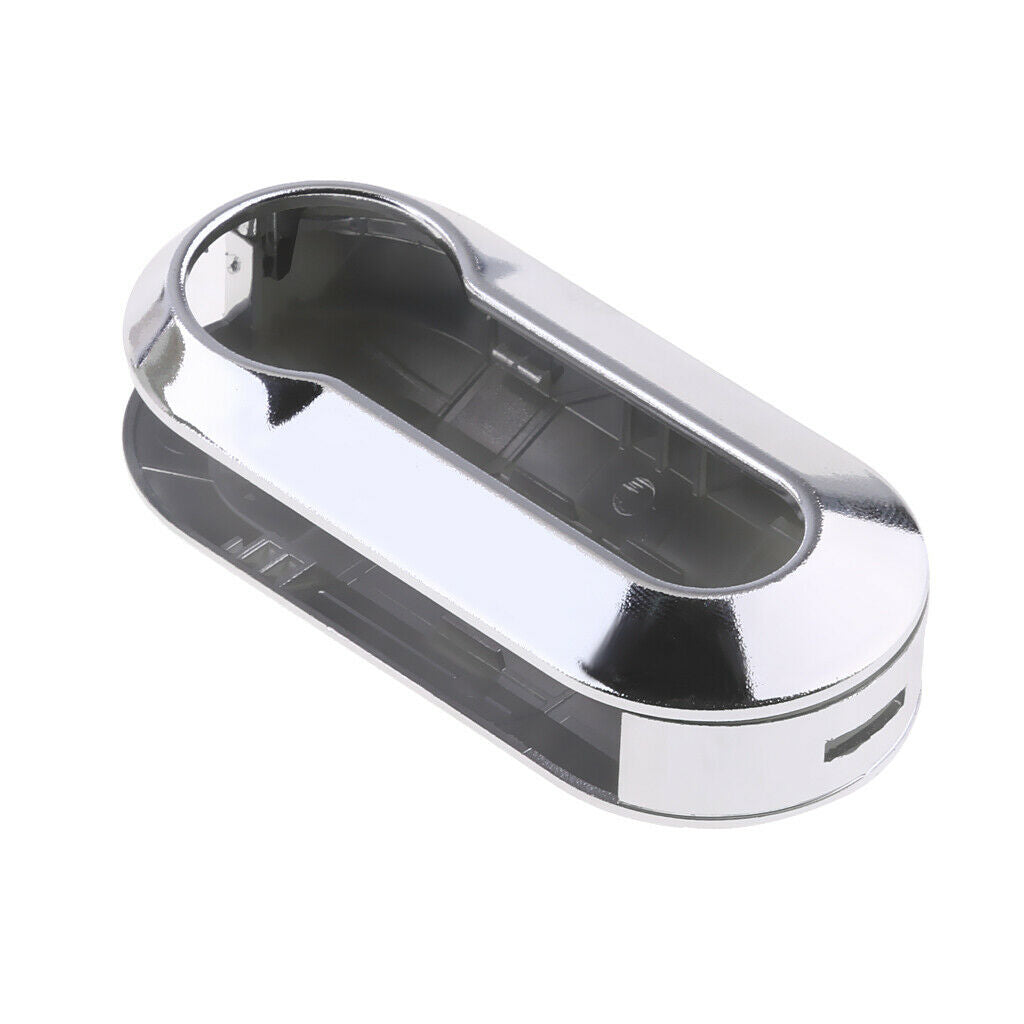 Plastic Remote Flip Key Fob Shell Housing Replacement for Fiat 500 Car Auto