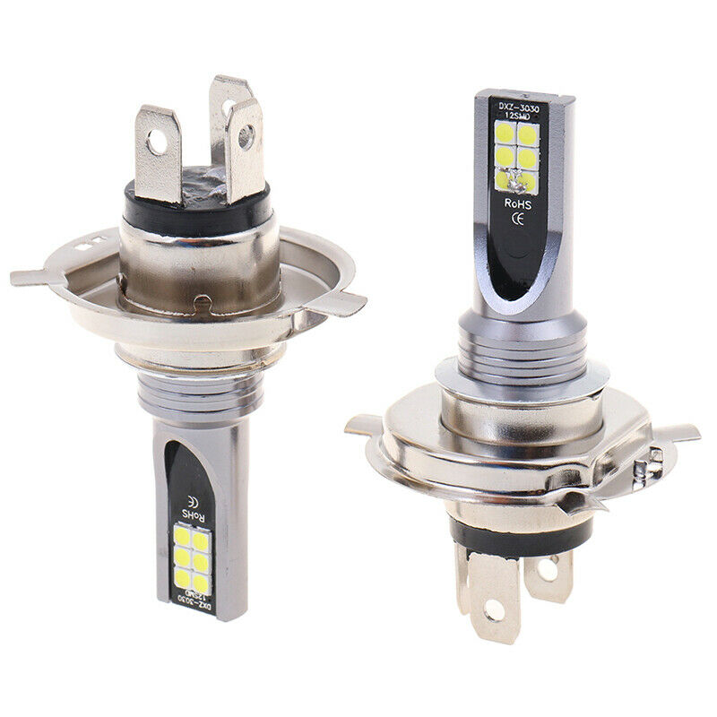 2X H4 200W 12000LM LED Car Fog Light Hi / Lo Beam Globe Bulb HsJCAUJ Kt