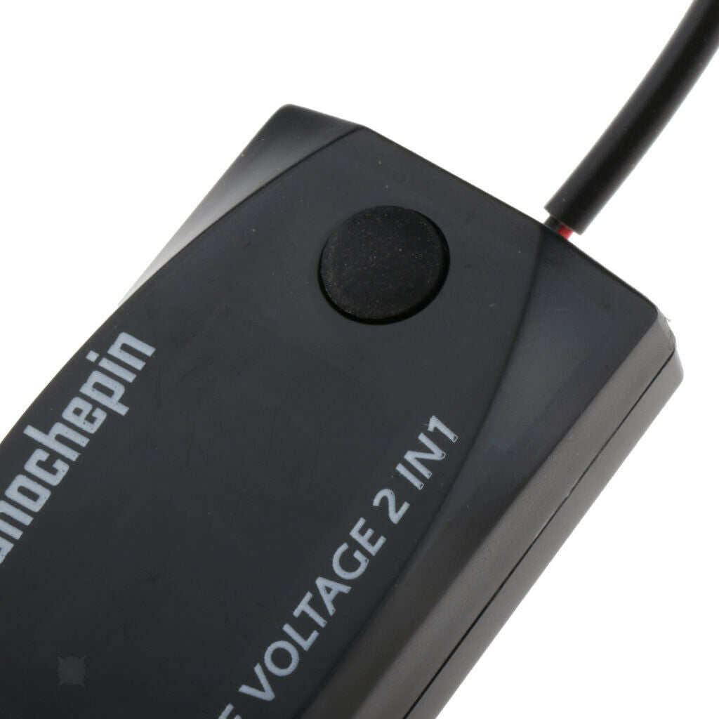 6V-30V LED Multifunction Digital Voltmeter Voltmeter Blue Clock