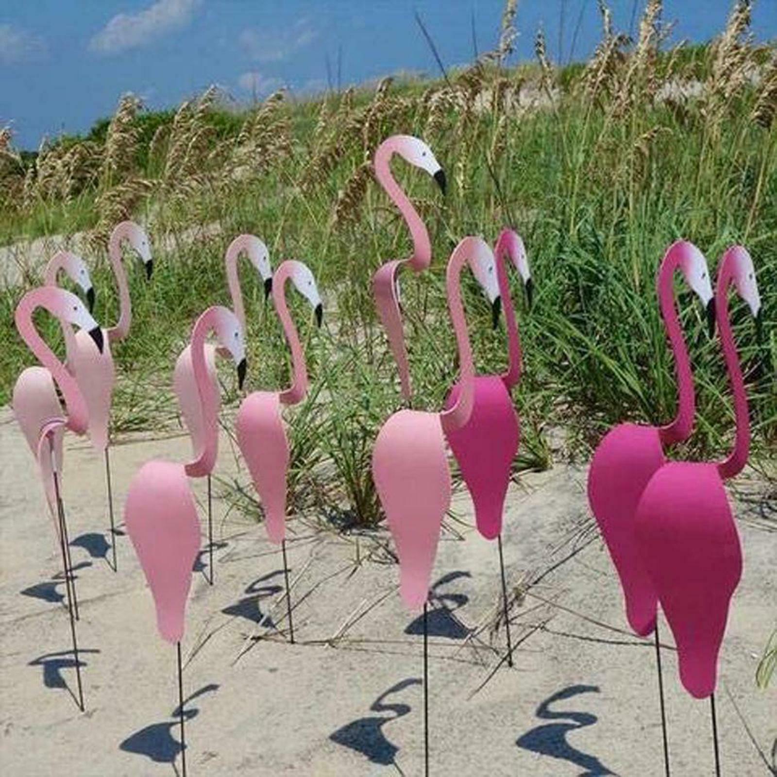 2x Swirl Bird for Outdoor Yard Beach Summer Lawn Patio Flowerbed Decor