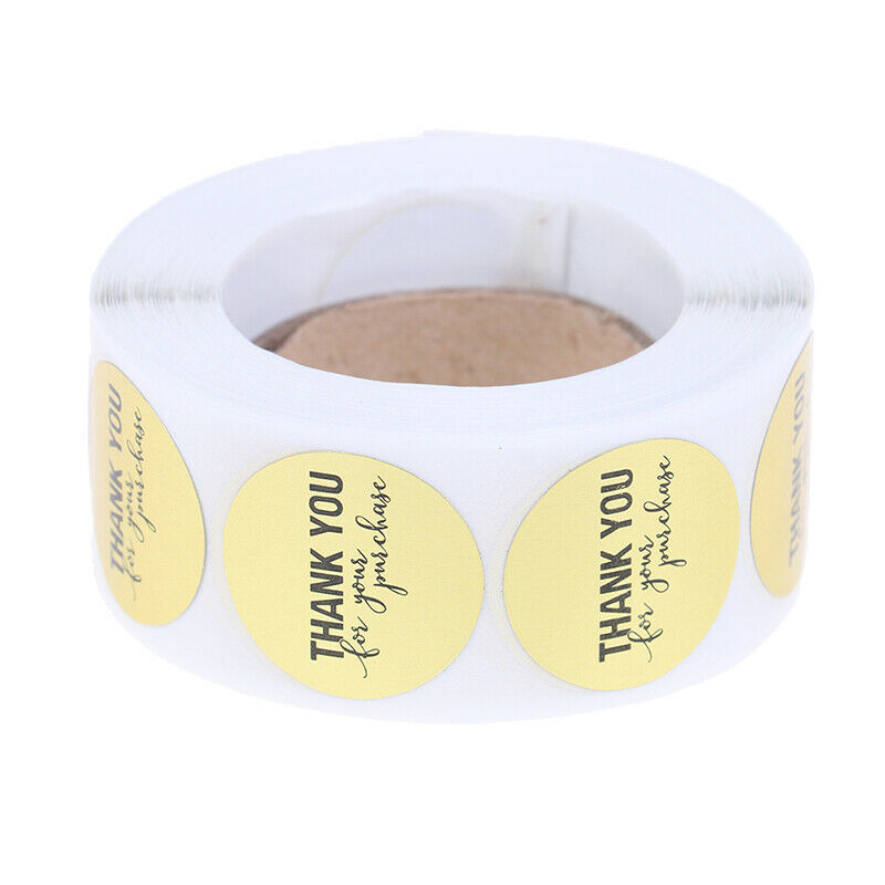 500pcs THANK YOU for your purchase Stickers Package seal labels scrapbook.l8
