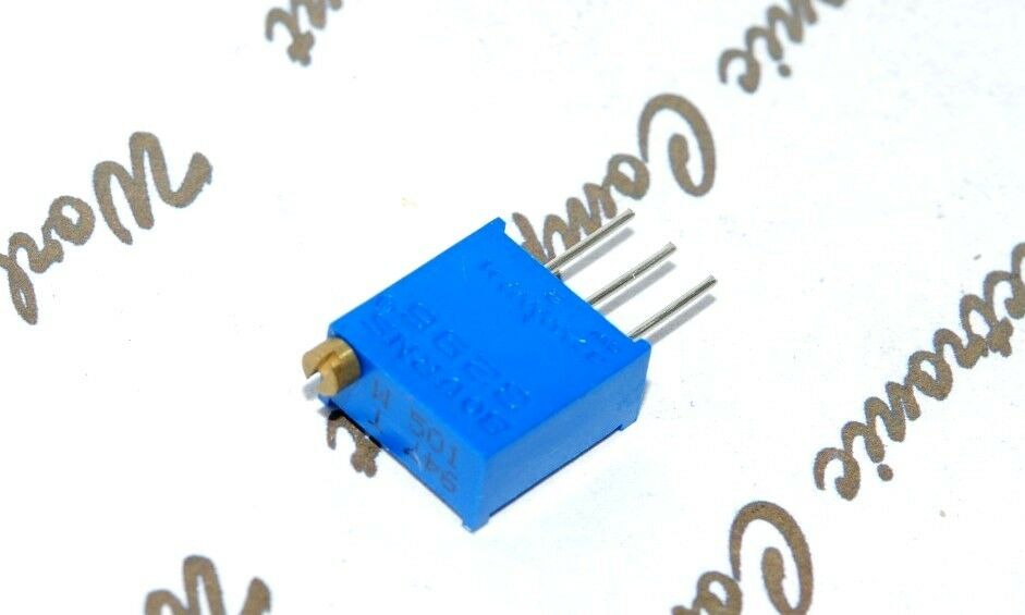 2pcs-BOURNS 1M 3296W-1-105LF Multiturn 25 Turns Potentiometer / Trimmer