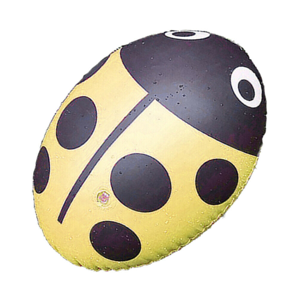 Inflatable Swimming Air Bag Float Buoy Gasbag Ladybug Flotation Ball Yellow