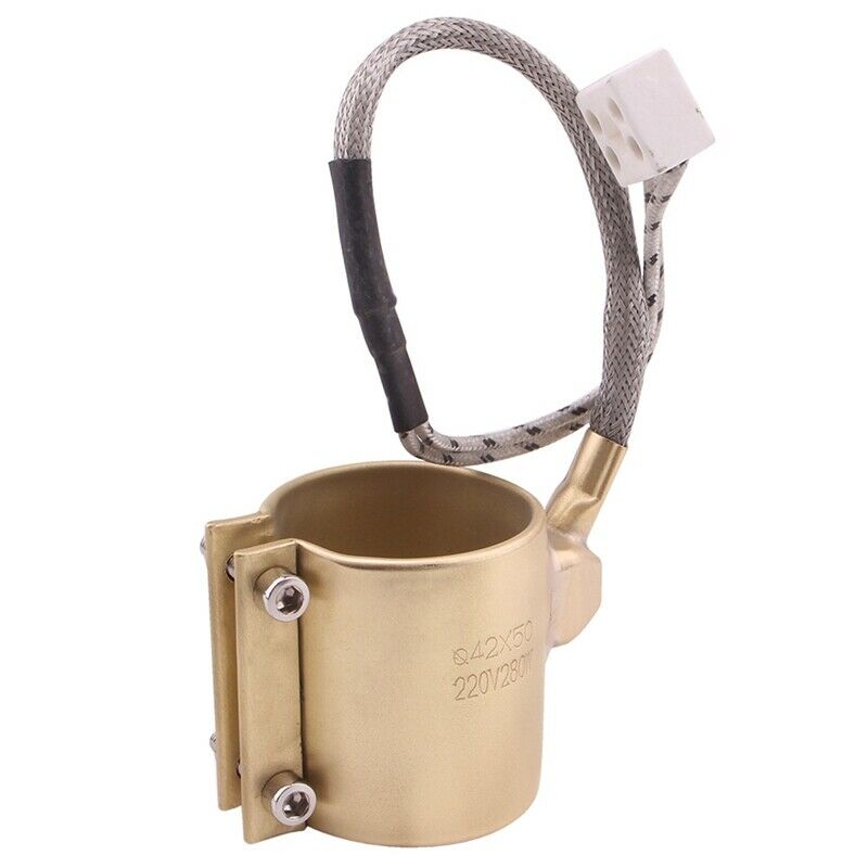 42X50Mm 220V 280W Electric Copper Barrel Brass Band Heater for Extruder P4Q1Q1
