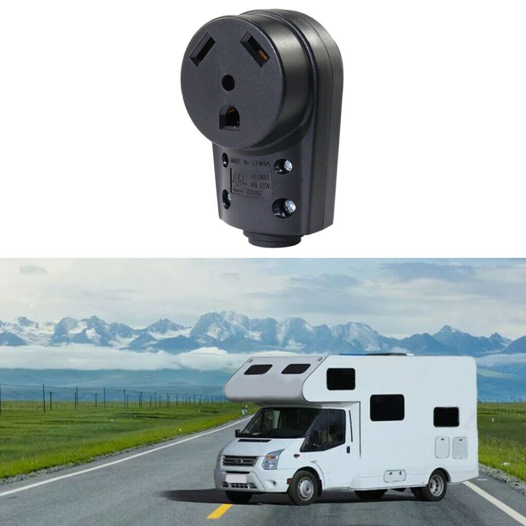 Female Socket Replacement Plug 125V 30A Receptacle Plug for American RV