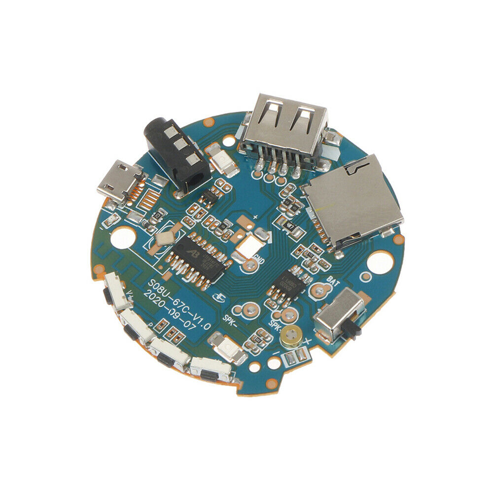 3.7V-5V Multifunction Bluetooth Receiver Audio Amplifier Board MP3 Decoder