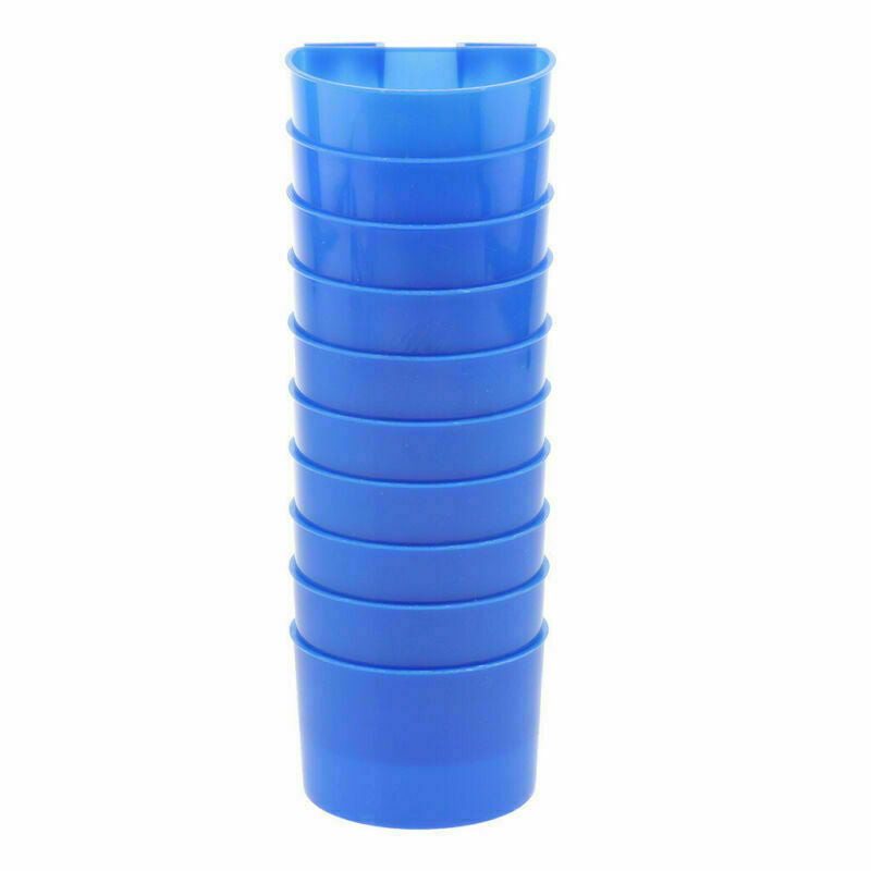 30pcs Food Feeding Water Cups Sand Cup Chicken Parrot Pigeon Poultry Bird Bowls