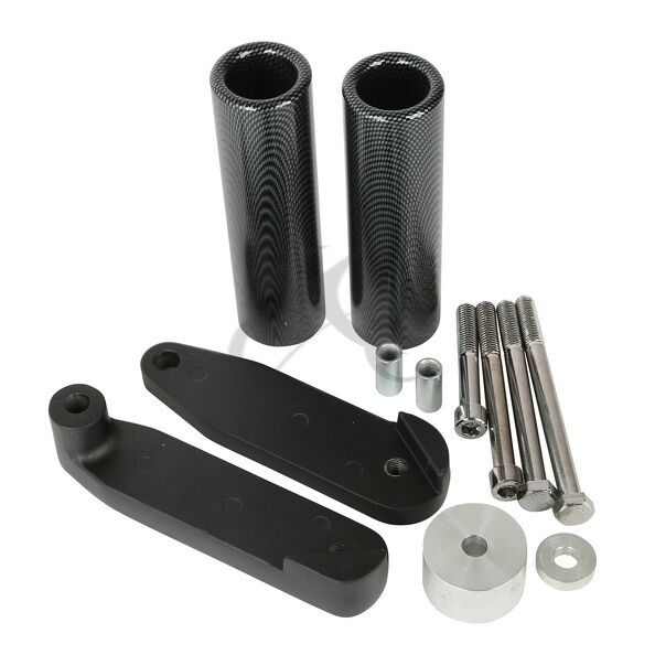 Carbon Fiber Sliders Protector Fit For Kawasaki Ninja EX-250 250R 2008-2013