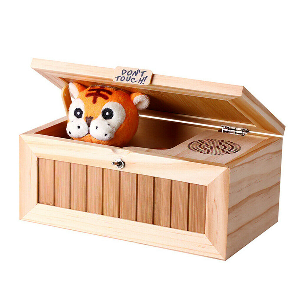 Electric Useless Box Funny Decompression Toys Desk Decor Battery Powered
