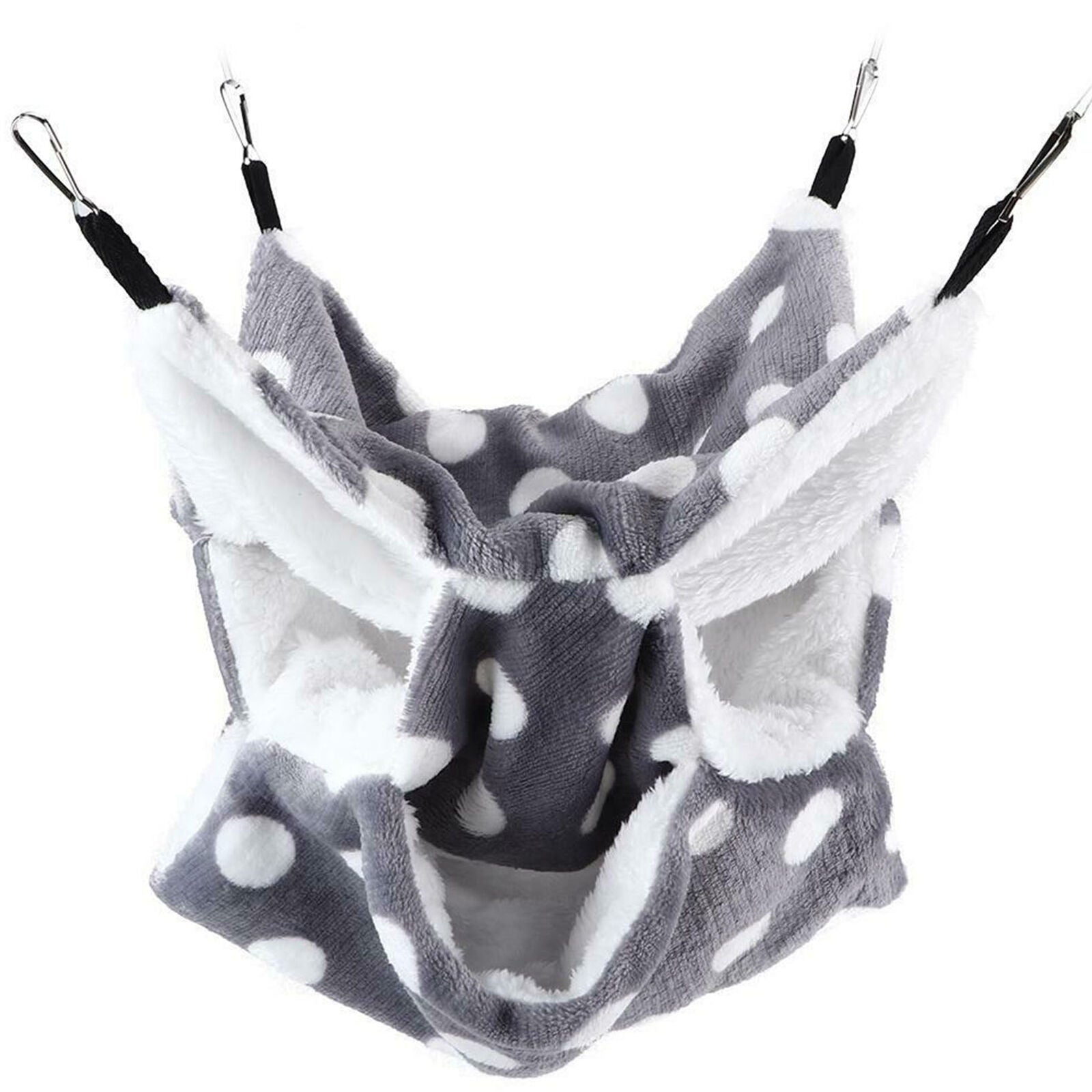 Flannel Gray Hamster Hammock for Rats Rodents Hamsters Mice Cage Accessories