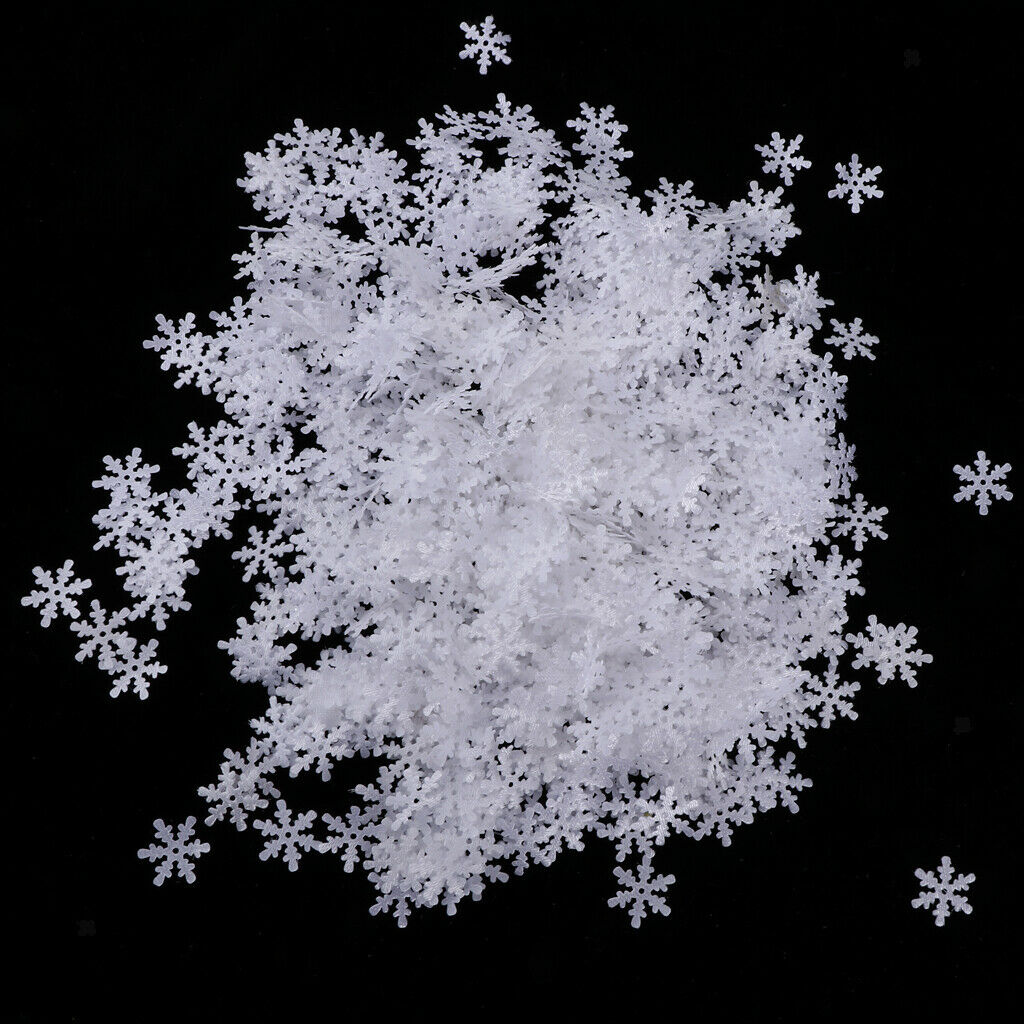 Bag of 1000pcs 15mm Nonwoven Christmas Snowflake Table Confetti Xmas Decor A
