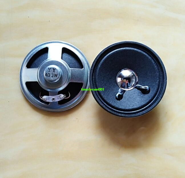 2pcs 3"inch Round 76MM speaker Loudspeaker Inner magnetic 4 ohms 3 watts