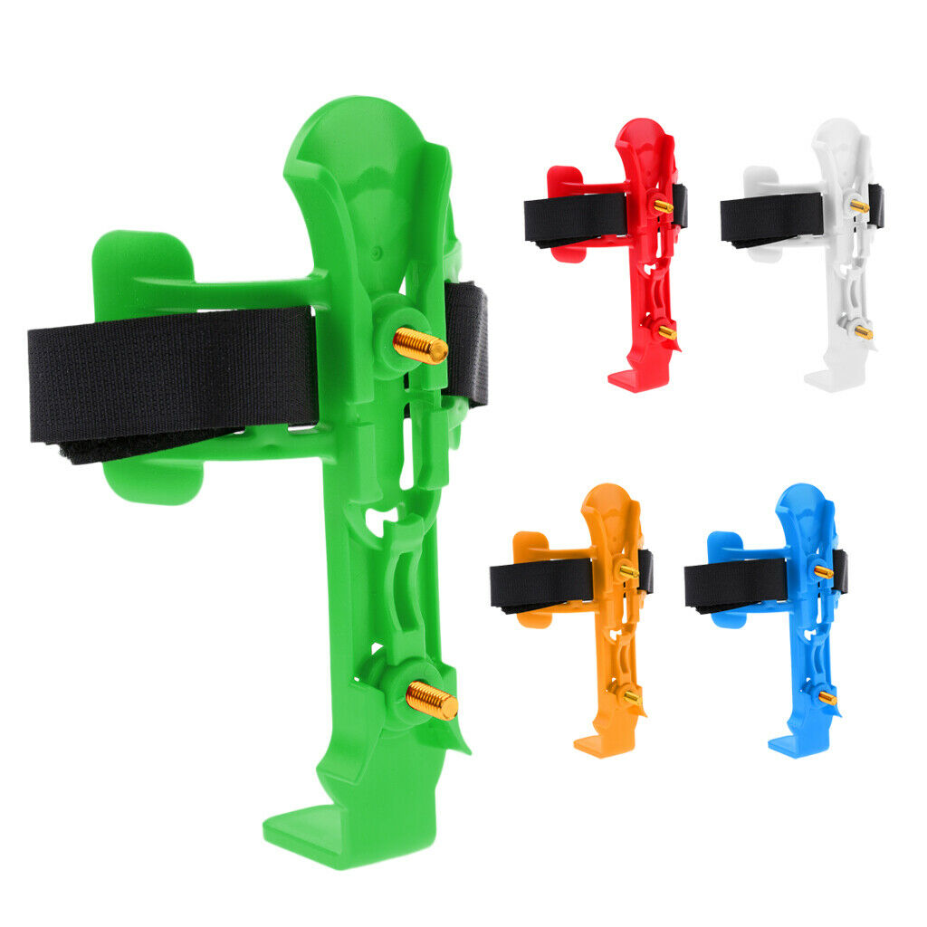 Cycling Adjustable Plastic Water Bottle Holder Cages with 2 Screws White