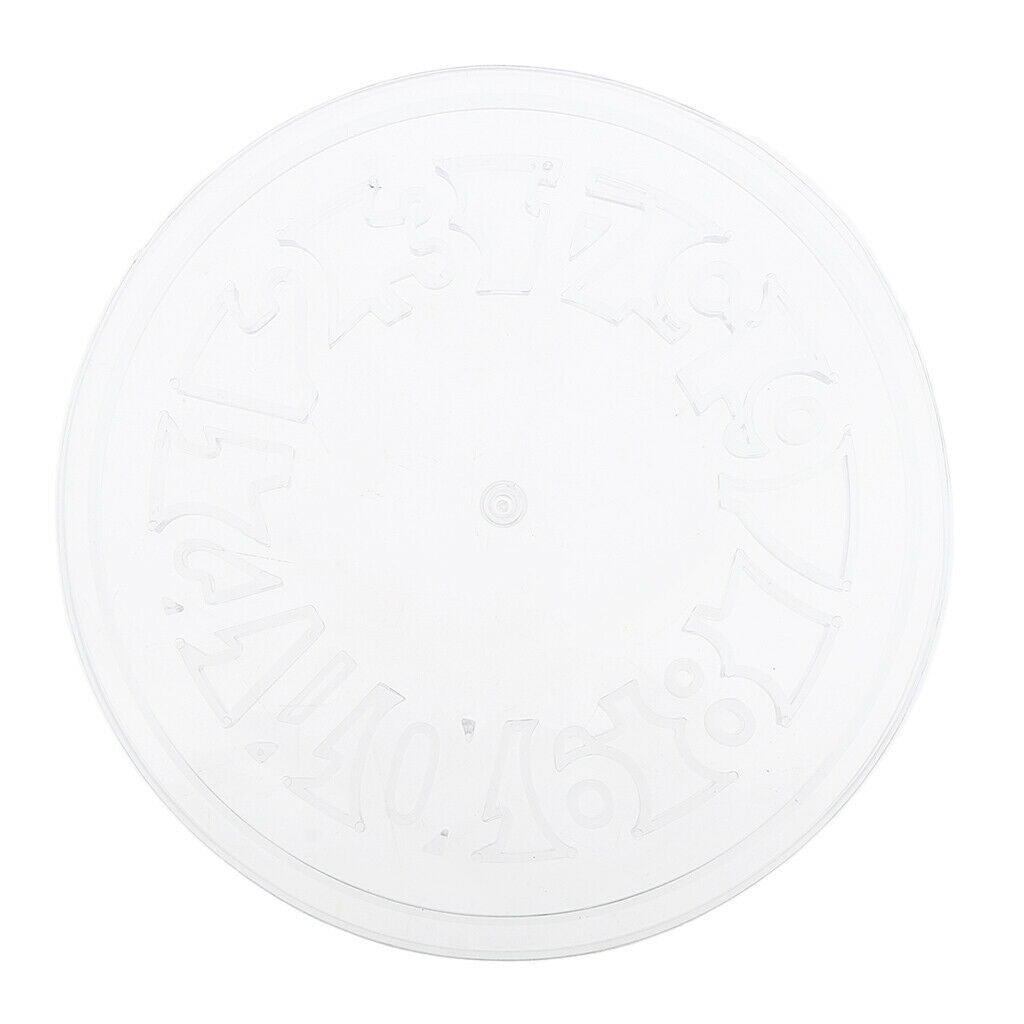 1Pcs Clear Silicone Clock Mold, Arabic Numerals Clock Making Tool for DIY