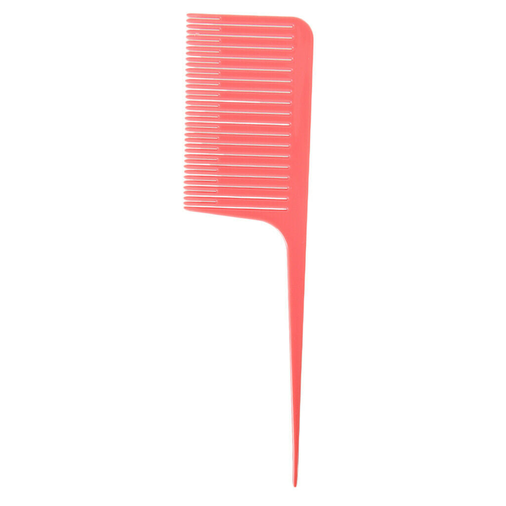 ABS Heat-resistant Weave Highlighting Foiling Hair Comb Hair Combs Pink