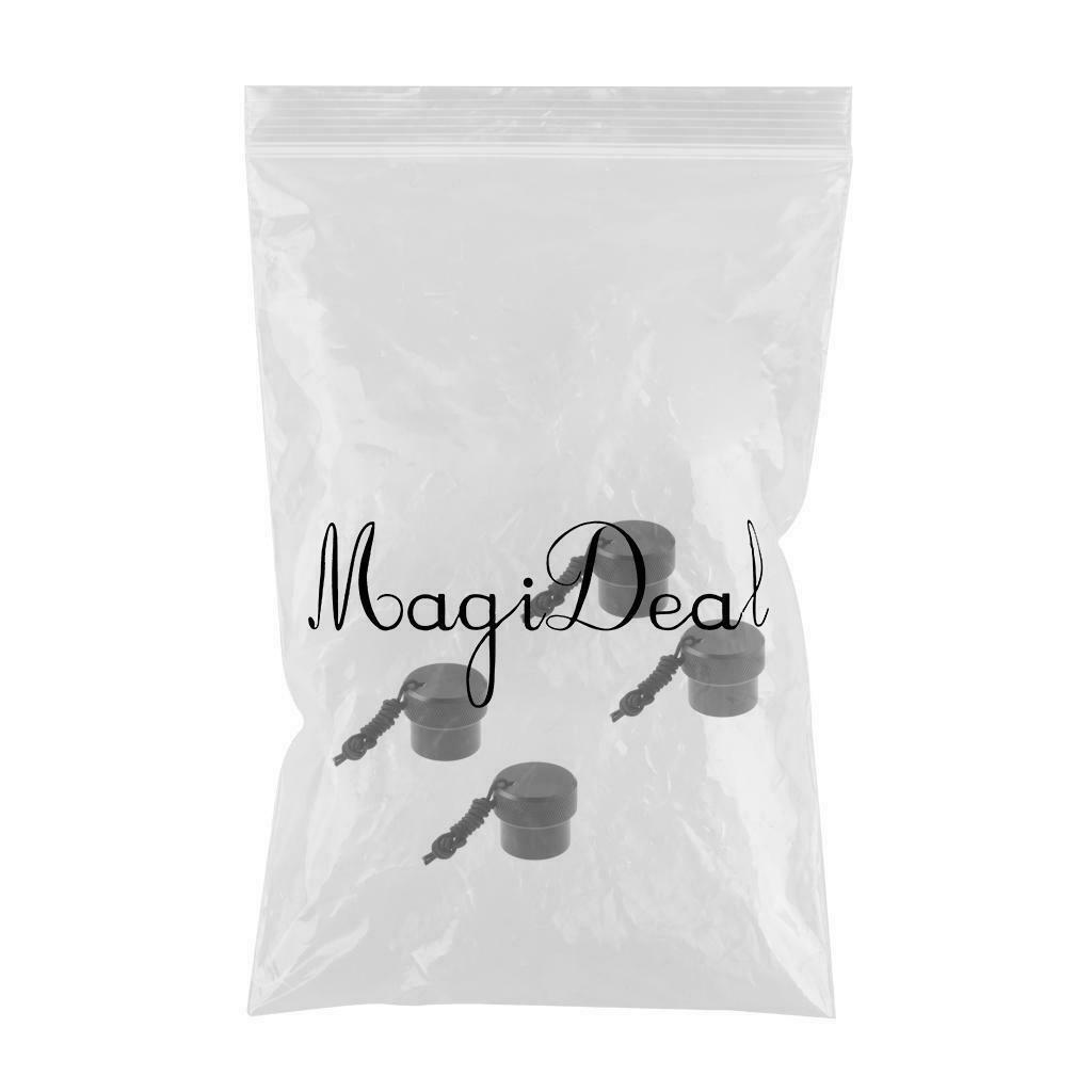 4Pcs ABS Diving DIN First Stage Threaded Dust Plug Protector Replacement Kit