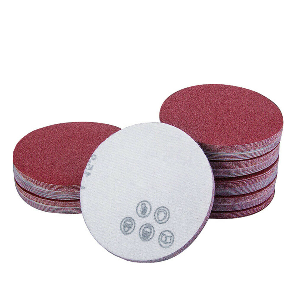 203PCS Sanding Disc 80-3000 Grit Hook Loop Sander Polishing Pads Sandpaper Discs