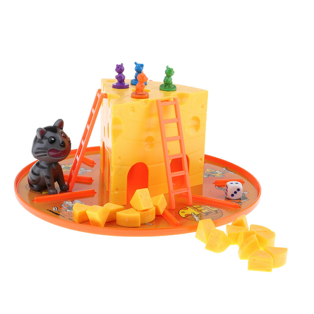 Cat and Mouse Eat Cheese Table Game Entertainment Parent-Child Interaction
