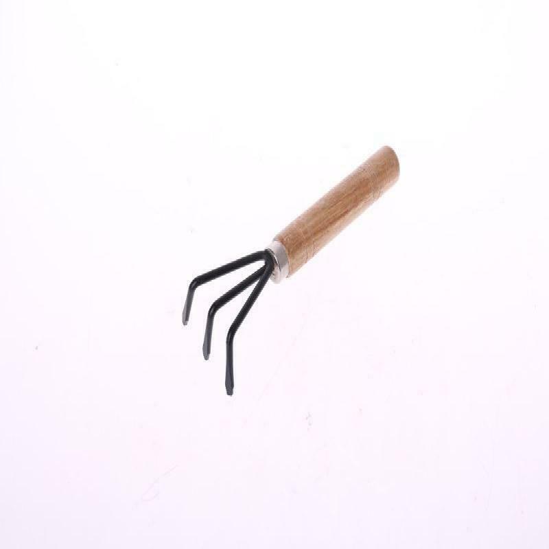 3pcs Mini Garden Shovel Rake Spade Erramientas Bonsai Tools Set Wooden Handle