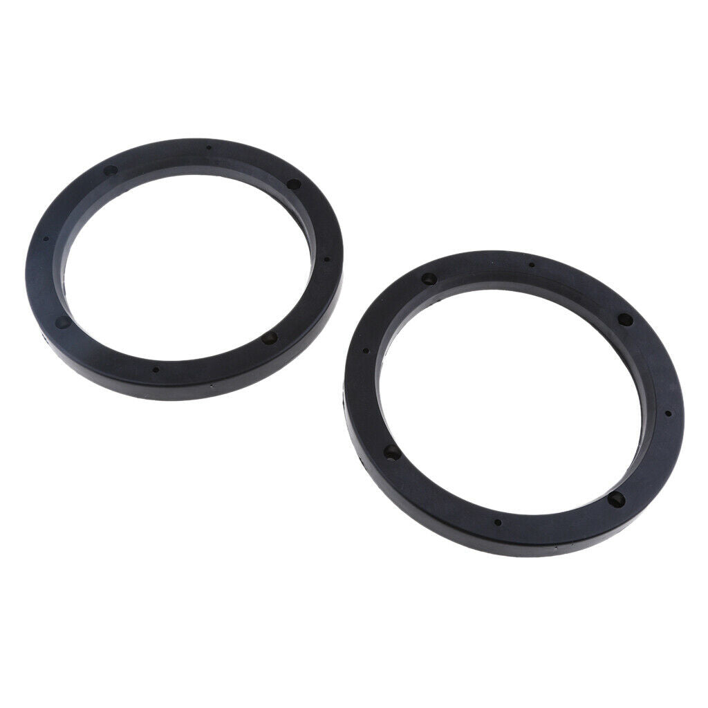 2x 6.5" Plastic Speaker Spacer Adaptor Ring Mounting Bracket for Auto Car