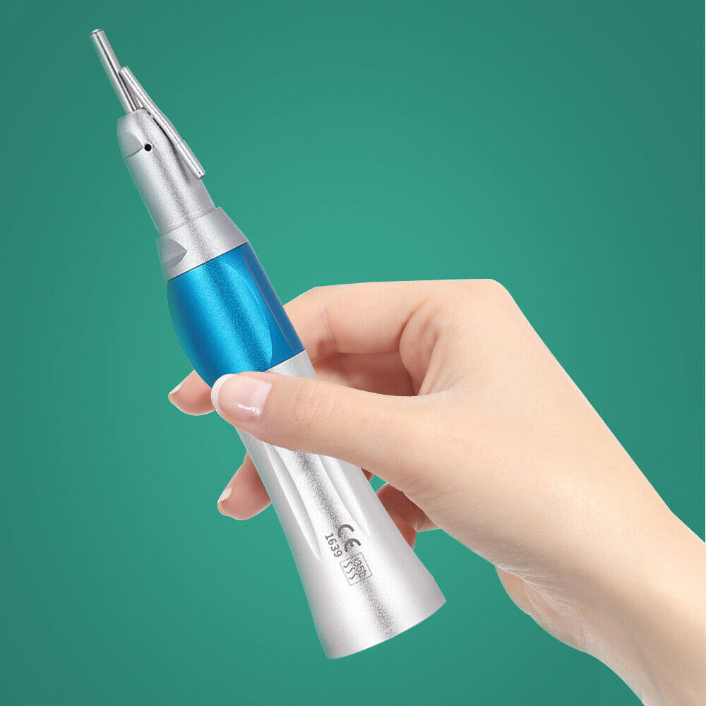 1pc Dental Surgical Straight Nose Cone Handpiece 1:1 External Irrigation Pipe