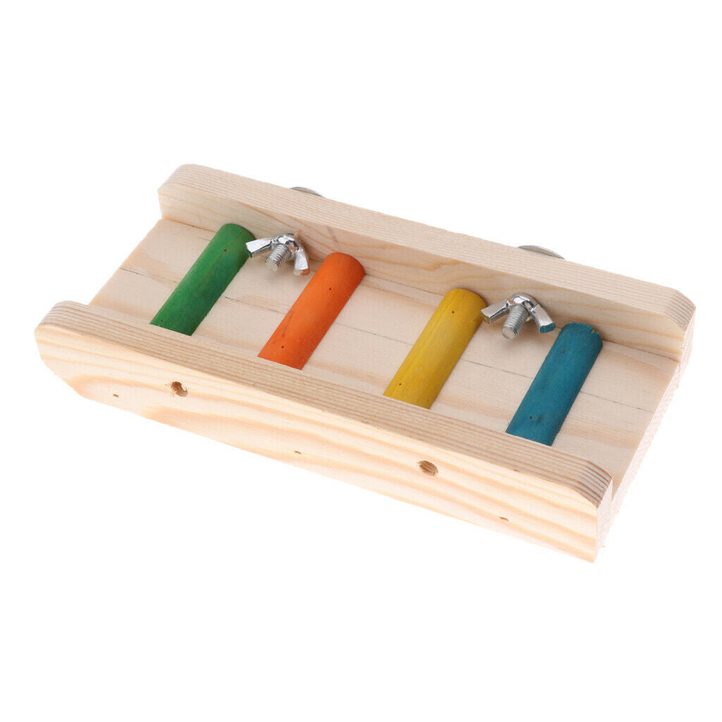 Wooden Ladder Platform for Mouse, Chinchilla, Rat, Gerbil and Dwarf Hamster