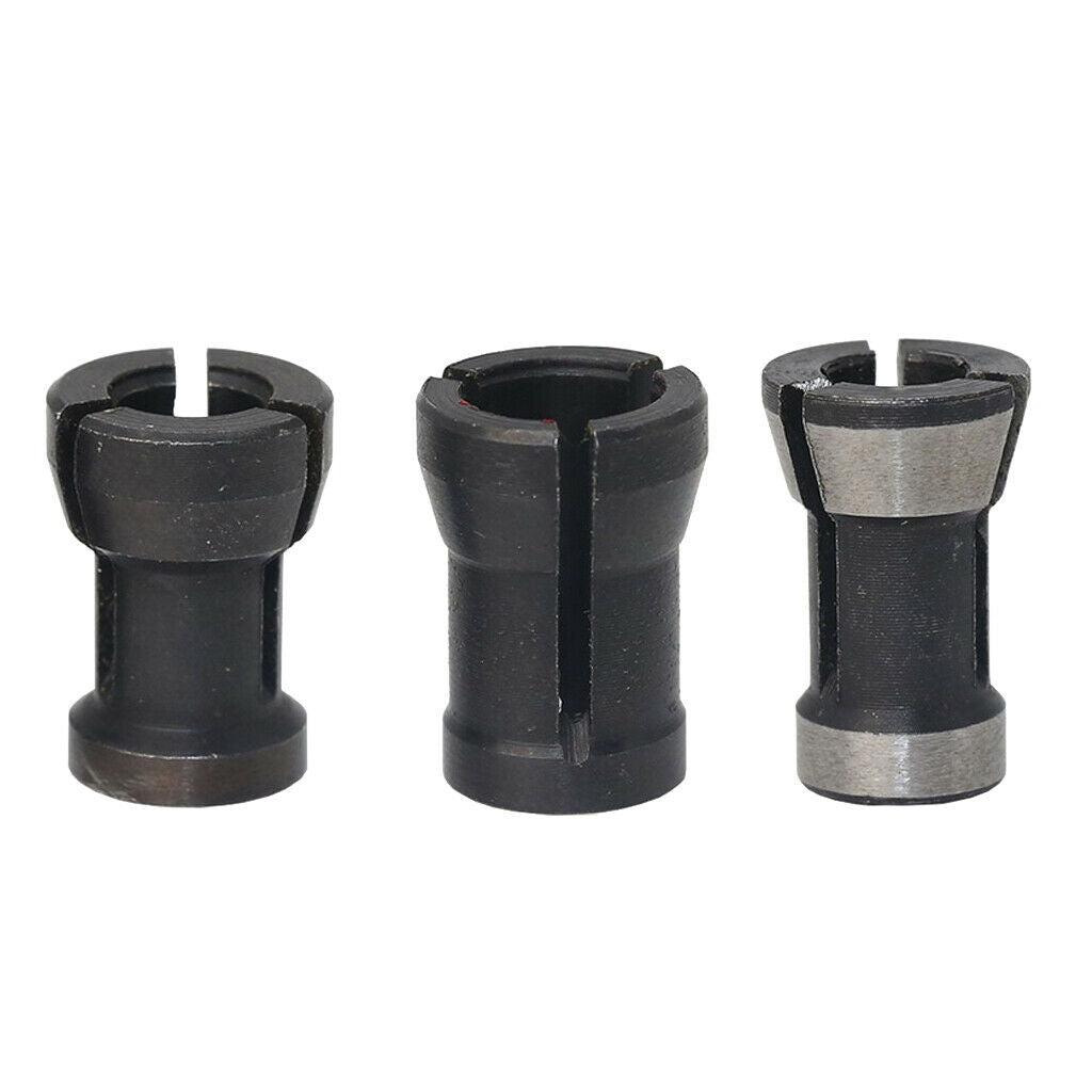 3pcs Precision Collet Chuck Head Milling Chuck Adapter Woodworking Tools
