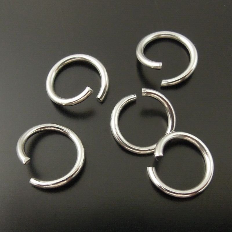5*5*1mm  Stainless Steel Round Jump Rings Jewelry Craft Findings 200pcs