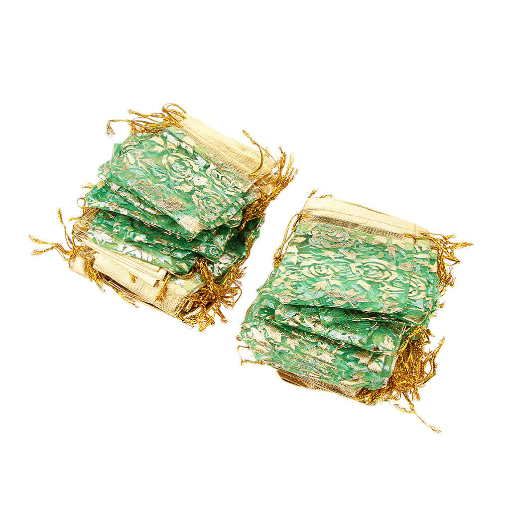 10pcs Drawstring Cotton Muslin Bags Tea Bags Souvenir Gift Candy Bags