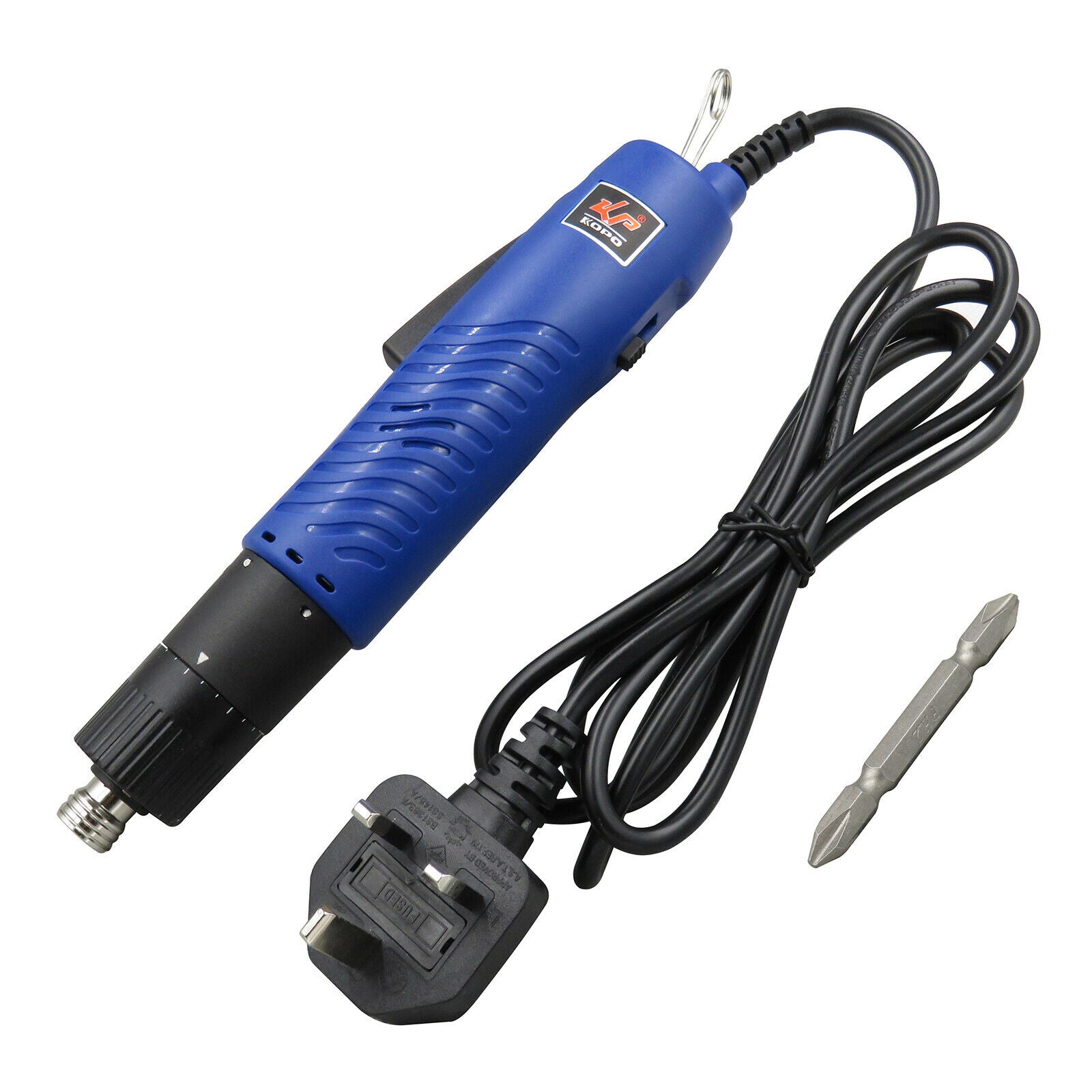 6.35mm 1/4 inch Electric Screwdriver UK Plug Adjustable Torque Speed 900rpm